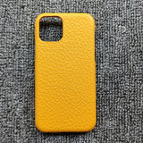 Full Grain Genuine Leather Cover For iPhone 12 11 Series