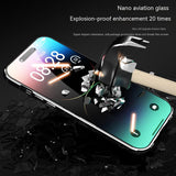Metal Magnetic Full Surround HD Glass Case For iPhone 14 series
