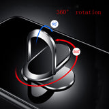 Magnet Ring Holder Stand Tempered Glass Back Case For Samsung Galaxy S21 Series