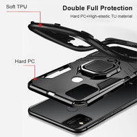 Shockproof Armor Magnetic Car Ring Stand Holder Cases For Samsung Galaxy S21 Ultra Plus