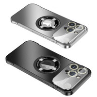 Magsafe Magnetic Aluminum Metal Lens Protection Rimless Case For iPhone 15 14 13 series