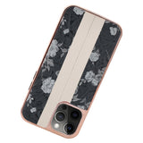 High Quality Electroplated Retro Flower Pattern Phone Case For iphone 12 11 Series