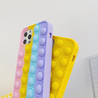 Push Bubble Soft Case For iPhone 12 11 Series