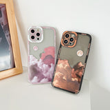 Sunset Clouds Pattern Camera Lens Protector Shockproof Case for iPhone 13 12 11 Series