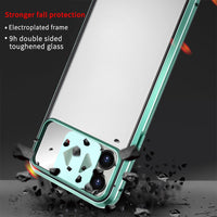 Magnetic Adsorption Metal Case Slide Protect Lens for iPhone 11 Series