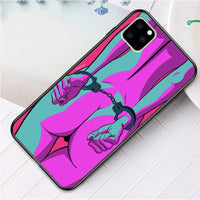 Sexy Cartoon TPU Luxury Half-wrapped Case For iphone 11 S