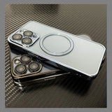 Magsafe Luxury Transparent Case for iPhone 14 13 12 series
