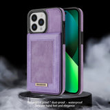 RFID Leather Card Holder Case for iPhone 13 12 11 Pro Max