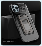 Magnetic Shockproof With Foldable Holder Case For iPhone 14 13 12 series