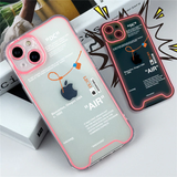 Fluorescent White Label Sports Shoes Luminous Silicone Case for iPhone 14 13 12 series