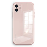 Liquid Silicone TPU Bumper Luxury Tempered Glass Case For iPhone 11 Series