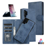 Retro Leather Wallet Card Car Magnetic Removable Case For Samsung Galaxy S20 Series