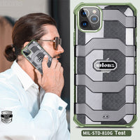 Translucent Airbag Anti slip Military Armor Case for iPhone 12 11 Series