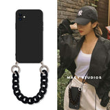 Korea Crossbody Necklace Lanyard Chain Case for iphone 12 11 Series