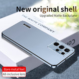 Shockproof Metal Lens Protection Acrylic Frosted Case for Samsung Galaxy S22 series