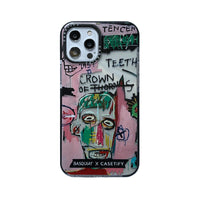 Street Graffiti Oil Painting Aesthetic Case For iPhone 13 12 11 Pro Max
