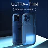 Ultra Thin Shockproof Matte Case For iPhone 13 12 11 Series