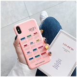 2021 Calendar Soft Matte Case for iPhone 12 11 Pro Max