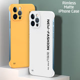 Rimless Creative Minimalism Case For iPhone 12 11 XS Series