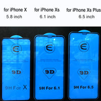 9D Advanced Screen Protective Glass For iPhone X XS XS Max