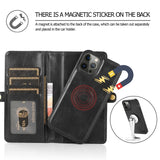 Magnetic Split Multifunctional Wallet Case for iPhone 14 13 12 series