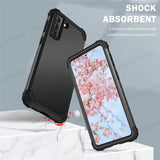 3 in 1 Soft Bumper Heavy Duty Protection Hybrid Phone Case For Samsung S21 S20 Series