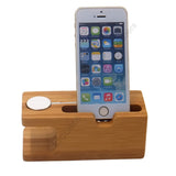 Bamboo Wooden Charging Station for iPhone 12 Apple Watch iPad