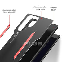 Aluminum Metal Shockproof Silicone Bumper Case For Samsung Galaxy S23 S22 Ultra Plus