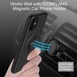 Anti Scratch Shockproof Case for iPhone 11 Pro Max X XS XR XS MAX Cover with 360 Degree Rotation Ring Kickstand Car Magnetic