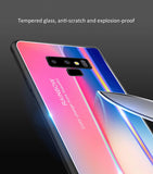 Rainbow Tempered Glass Back Cover for Note 9