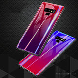 Rainbow Tempered Glass Back Cover for Note 9