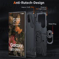 Armor Shockproof Holder Magnetic Case For Samsung Galaxy S23 S22 S21 Ultra Plus