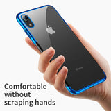 For iPhone XS XS Max Case Luxury Plating Hard Plastic Phone Case