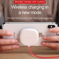 Spider Suction Cup Portable Fast Wireless Charger For iPhone XR XS Max Samsung Note 10 9 S9+ S8