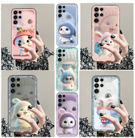 Cute Rabbit Strawberry Soft Case for Samsung Galaxy S23 S22 S21 series