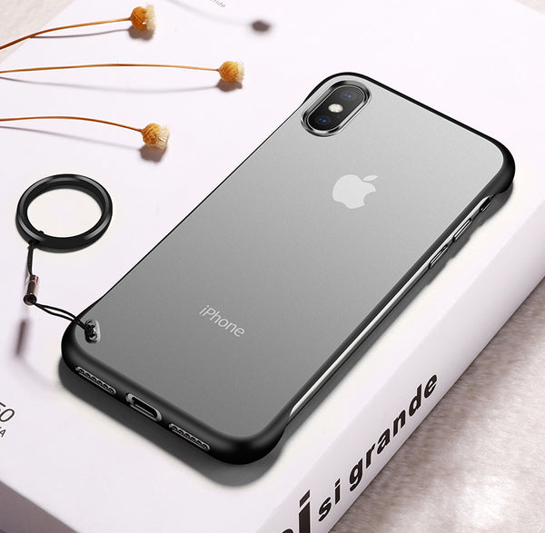Frameless Design With Ring Phone Case For iPhone 11 11 Pro 11 Pro Max X XR XS Max 7 8 Plus