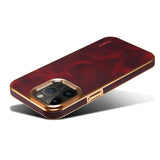 Oil Wax High Quality Leather Case for iPhone 14 13 12 series