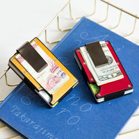 Business Aluminum Alloy Credit Card Holder Front Pocket Wallets