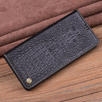 Business Premium Cowhide Leather Flip Case for Samsung Galaxy S23 S22 Ultra Plus