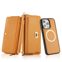 Business Wallet Cards Slot Phone Bag Case With Lanyard For iPhone 15 14 13 series