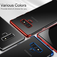 Plating Cover for Galaxy Note 9 Ultra Soft Touch Transparent
