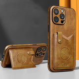 Magnetic Leather Wallet Case For iPhone 14 13 12 series
