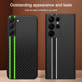 Carbon Fiber Pattern Case For Samsung Galaxy S23 S22 series