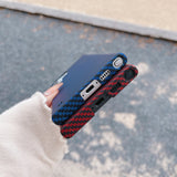 Carbon Fiber Pattern Frameless Matte Shockproof Case For Samsung Galaxy S23 S22 S21 series