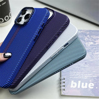 Carbon Fiber Texture Shockproof Hard Plastic Case With Metal Camera Protectionfor For iPhone 15 14 13 12 series