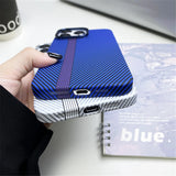 Carbon Fiber Texture Shockproof Hard Plastic Case With Metal Camera Protectionfor For iPhone 15 14 13 12 series