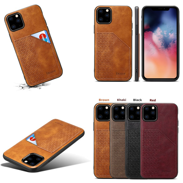 Luxury Leather Card Holder Case for iPhone 11 Pro Max
