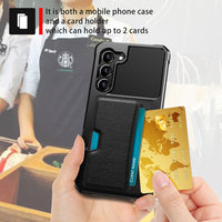Card Holder Shockproof Protection Case for Samsung Galaxy S23 S22 S21 Ultra Plus