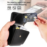 Card Slot Holder Crossbody Lanyard Wallet Case For iPhone 15 14 13 12 series