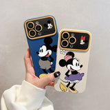 Cute Cartoon Couple TPU Case for iPhone 15 14 13 12 series